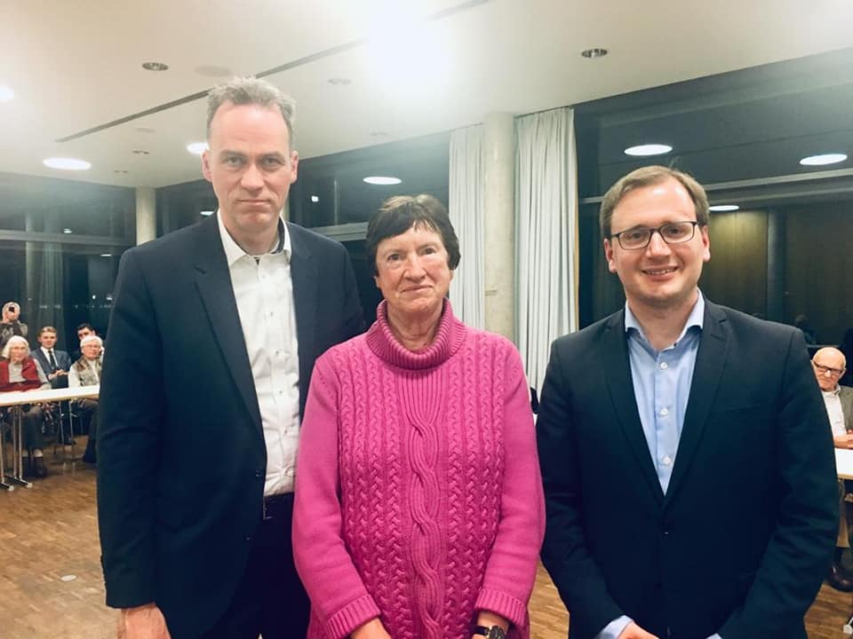 Stefan Leschniok, Dr. Gabriele Peus-Bispinck, Dietrich Aden (von links nach rechts)