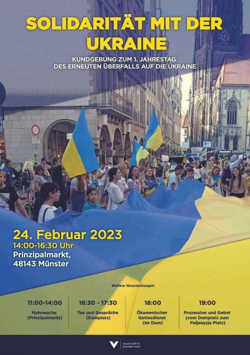 Plakat zur Kundgebung